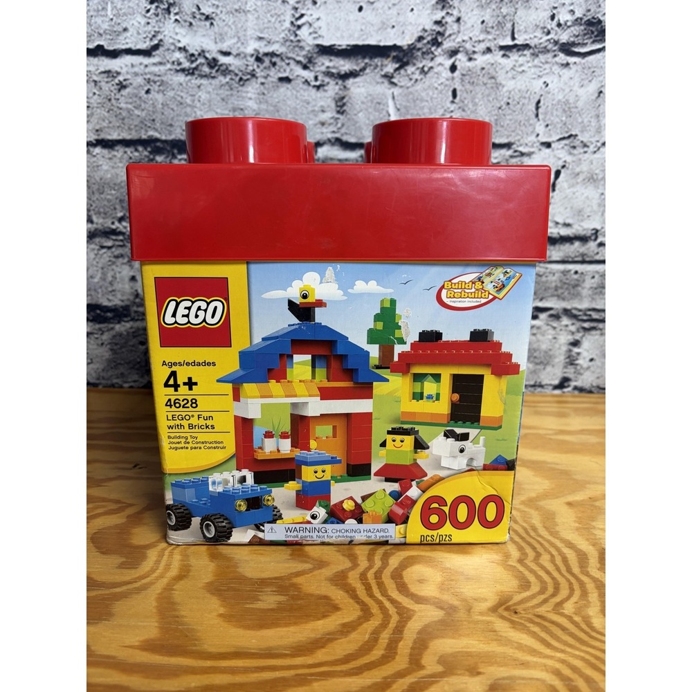 LEGO Bricks & More 4628 Fun With Bricks Storage Box & Sorting Lid Only Red
